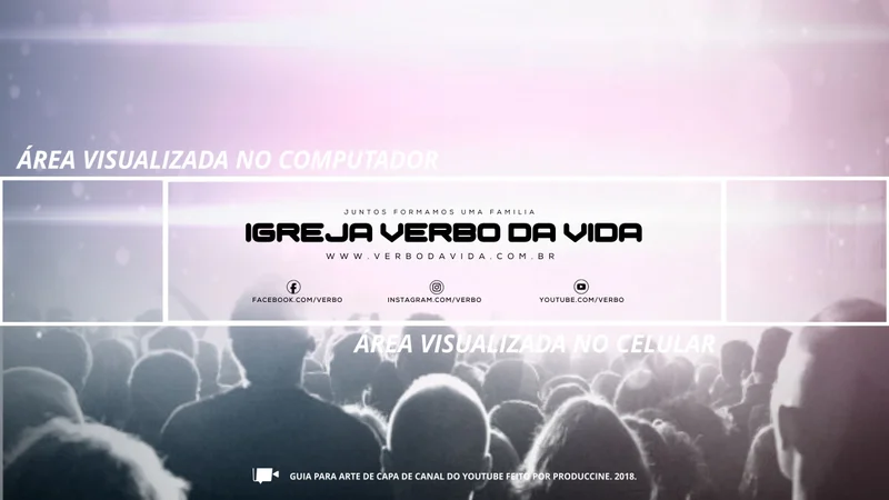 Capa Canal do YouTube – Banner Personalizado | Capas para Youtube | Arte para Igreja Editável no Canva | capa-youtube
