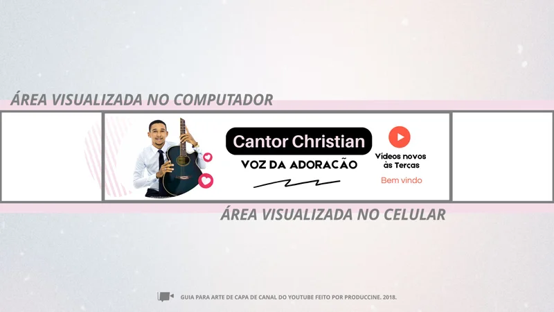 Capa para Youtube – Banner para Canal de Vídeos | Capas para Youtube | Arte para Igreja Editável no Canva | capa-youtube