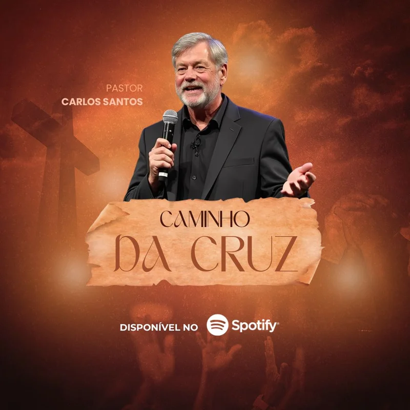 Caminho da Cruz – Capa Playlist | Capas Playlist | Arte para Igreja Editável no Canva | Feed