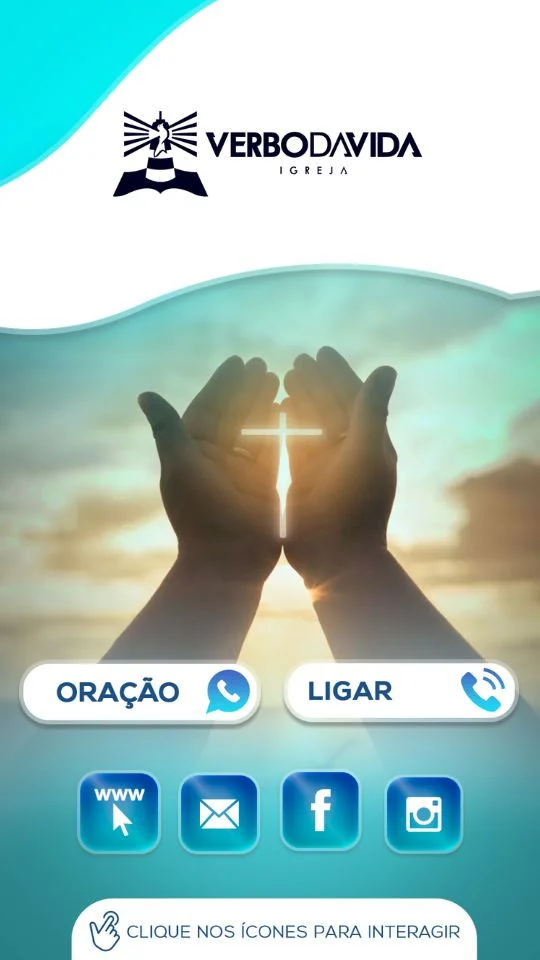 Cartão Digital | Arte para Igreja Editável no Canva