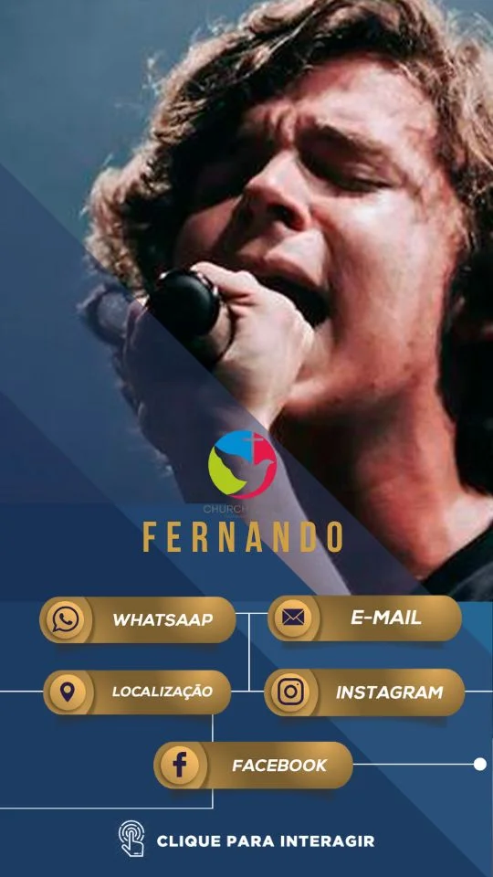 Cartão Interativo | Cartão Digital | Arte para Igreja Editável no Canva | Cartão Digital