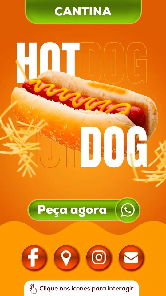 Cantina do Ministério | Cartão Digital | Arte para Igreja Editável no Canva | Cartão Digital