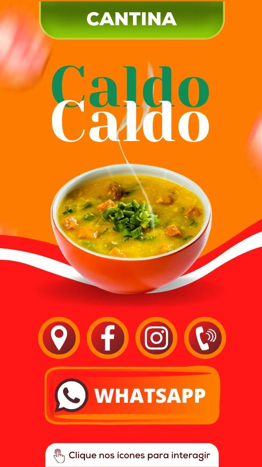 Cantina da Igreja | Cartão Digital | Arte para Igreja Editável no Canva | Cartão Digital