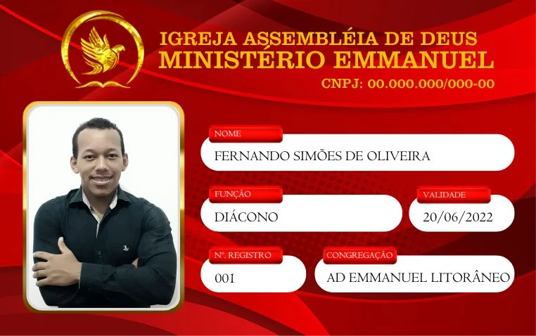 Carteirinhas para Igrejas – Carteirinha de Membro | Carteirinhas | Arte para Igreja Editável no Canva | carteirinha Carteirinhas para Igrejas – Carteirinha de Membro | Carteirinhas | Arte para Igreja Editável no Canva | carteirinha