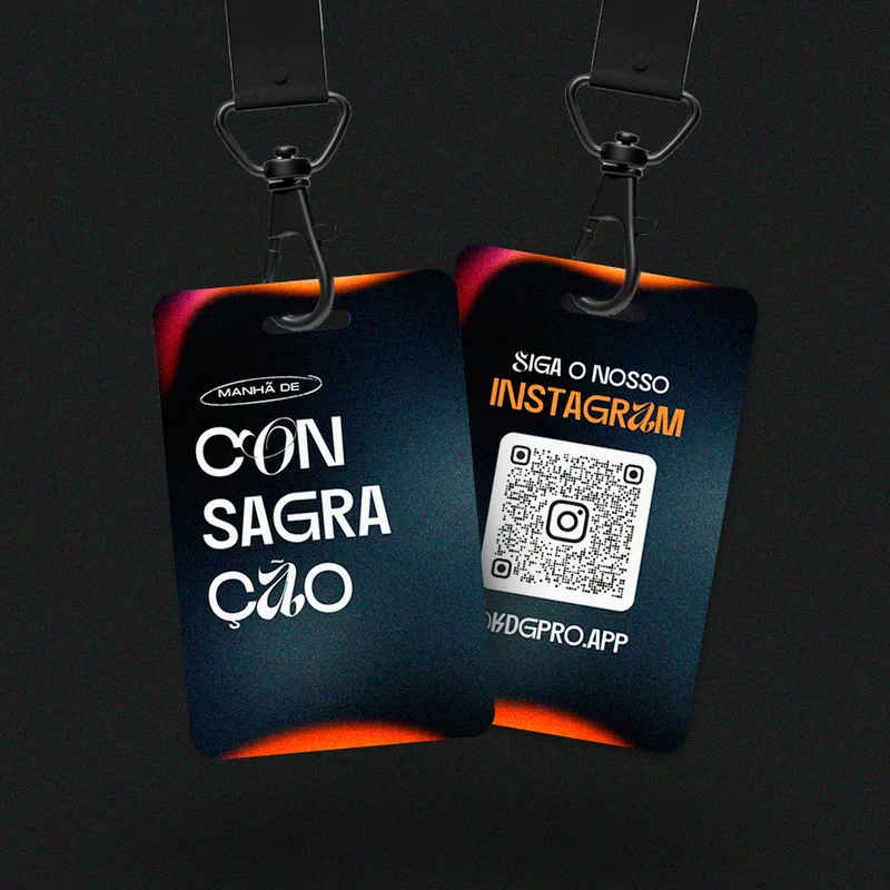 Crachá para Igrejas – Evento Cristão | Crachás | Arte para Igreja Editável no Canva | crachas