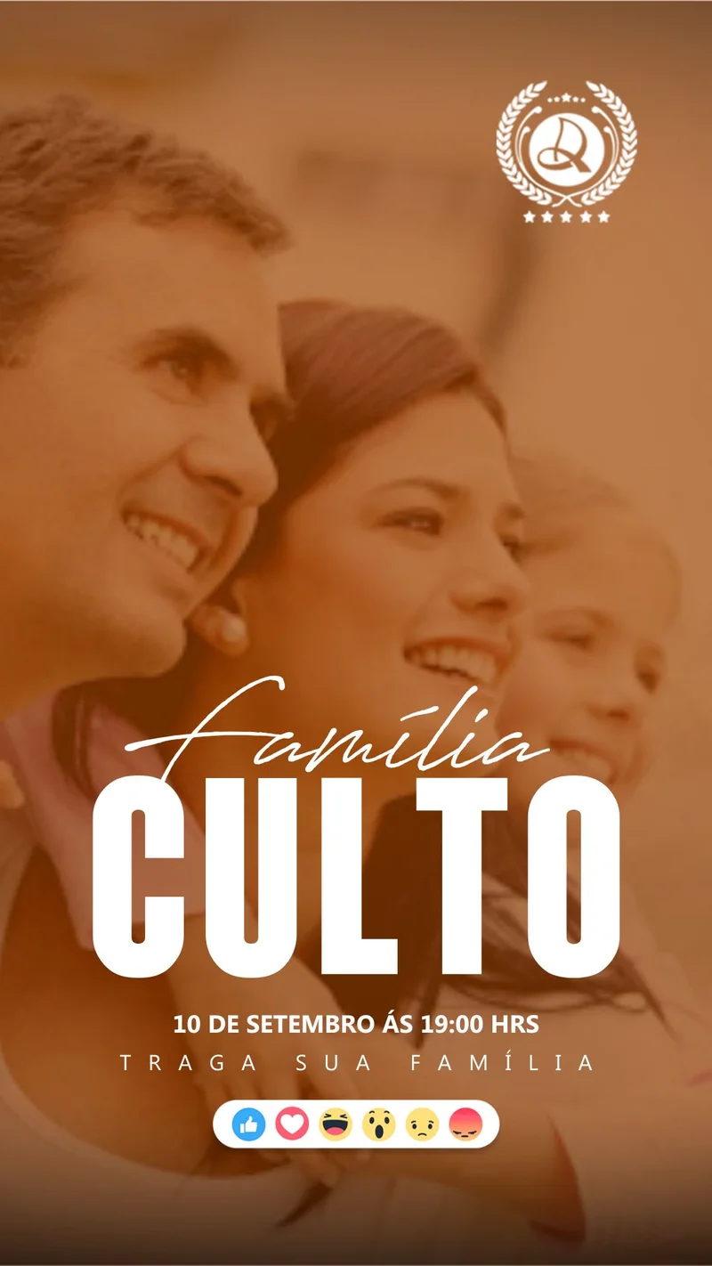 Traga sua família | Culto da Família | Arte para Igreja Editável no Canva | Story Traga sua família | Culto da Família | Arte para Igreja Editável no Canva | Story