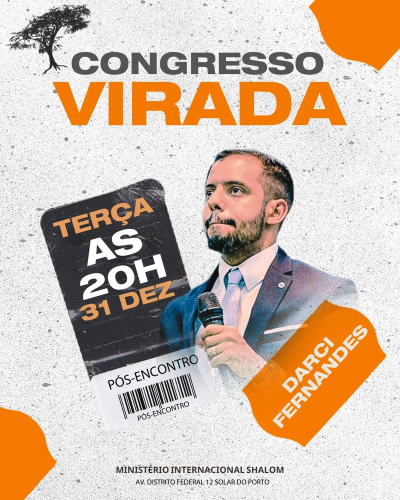 Congresso da Virada | Culto da Família | Arte para Igreja Editável no Canva | Cartaz Congresso da Virada | Culto da Família | Arte para Igreja Editável no Canva | Cartaz