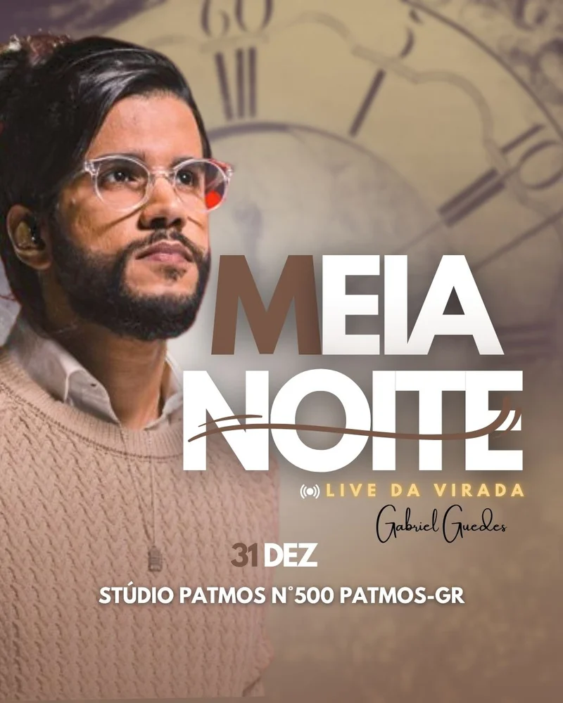 Meia Noite Live da Virada | Culto da Família | Arte para Igreja Editável no Canva | Cartaz Meia Noite Live da Virada | Culto da Família | Arte para Igreja Editável no Canva | Cartaz