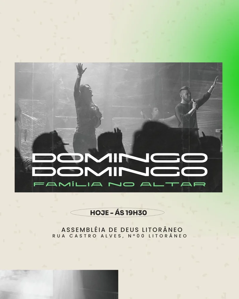 Domingo da Família: Um Encontro Especial para Sua Casa HOJE! | Culto da Família | Arte para Igreja Editável no Canva | Cartaz Domingo da Família: Um Encontro Especial para Sua Casa HOJE! | Culto da Família | Arte para Igreja Editável no Canva | Cartaz