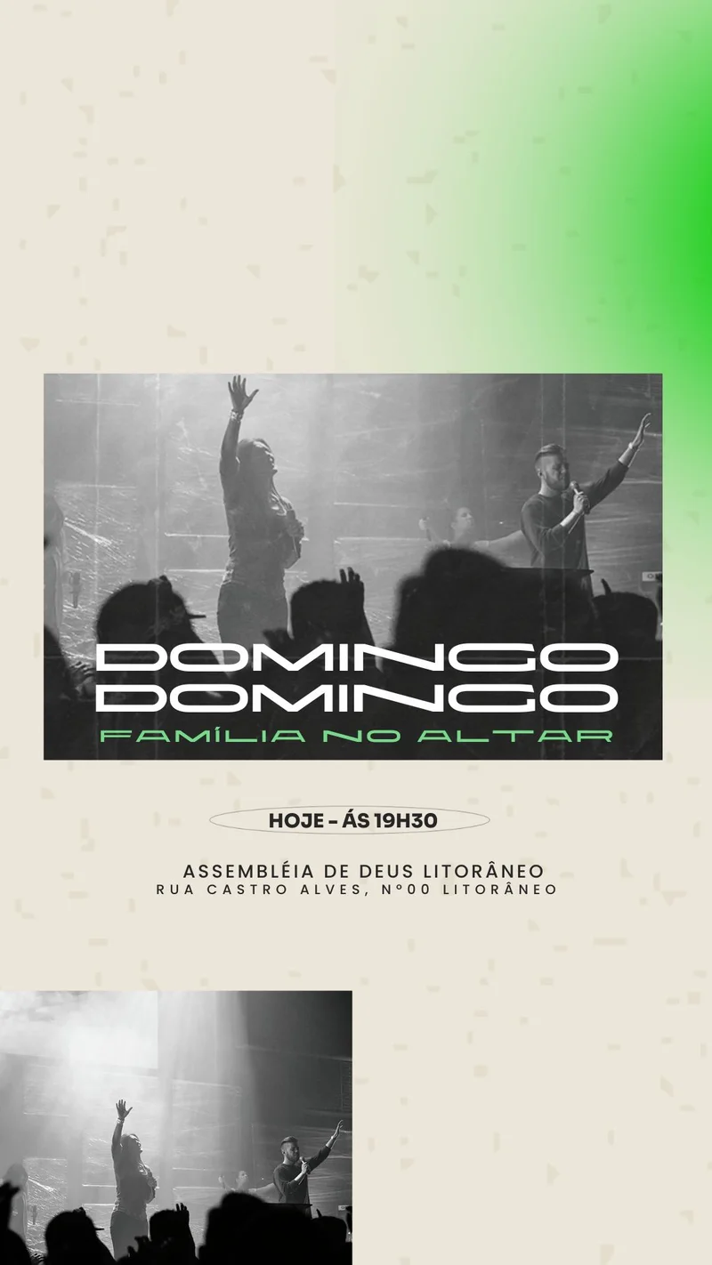 Domingo da Família: Um Encontro Especial para Sua Casa HOJE! | Culto da Família | Arte para Igreja Editável no Canva | Story Domingo da Família: Um Encontro Especial para Sua Casa HOJE! | Culto da Família | Arte para Igreja Editável no Canva | Story
