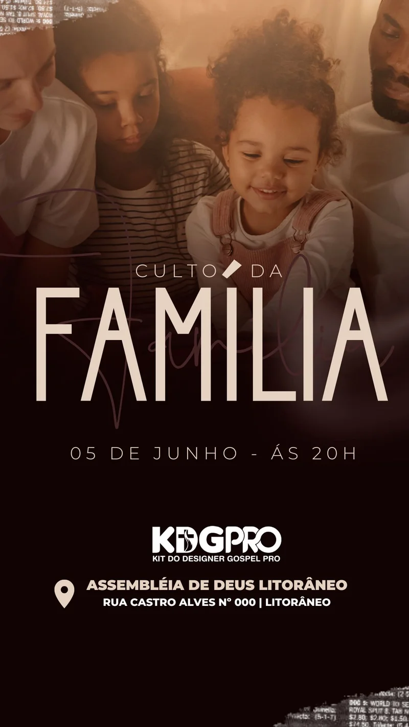 Culto da Família HOJE: Um Encontro para a Sua Casa! | Culto da Família | Arte para Igreja Editável no Canva | Story Culto da Família HOJE: Um Encontro para a Sua Casa! | Culto da Família | Arte para Igreja Editável no Canva | Story