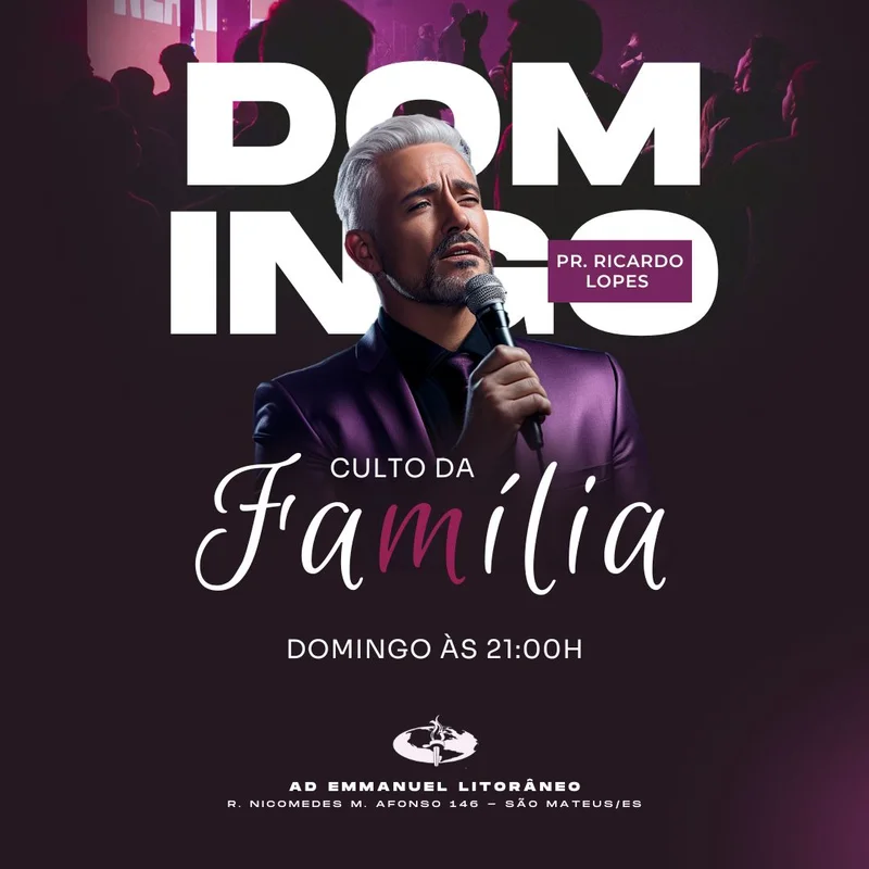 Culto da Família HOJE | Culto da Família | Arte para Igreja Editável no Canva | Feed Culto da Família HOJE | Culto da Família | Arte para Igreja Editável no Canva | Feed