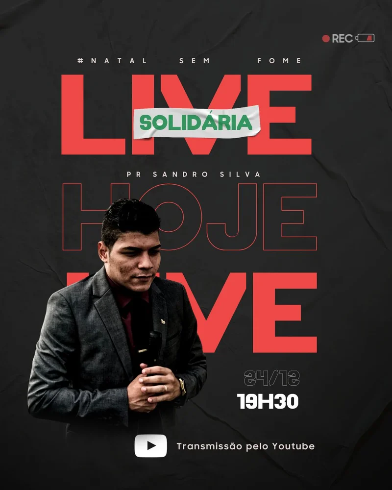 Hoje Live Solidária Culto da Virada | Culto da Virada | Arte para Igreja Editável no Canva | Cartaz Hoje Live Solidária Culto da Virada | Culto da Virada | Arte para Igreja Editável no Canva | Cartaz