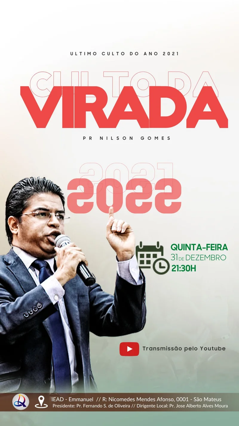 Culto da Virada Ultimo culto do ano | Culto da Virada | Arte para Igreja Editável no Canva | Story Culto da Virada Ultimo culto do ano | Culto da Virada | Arte para Igreja Editável no Canva | Story