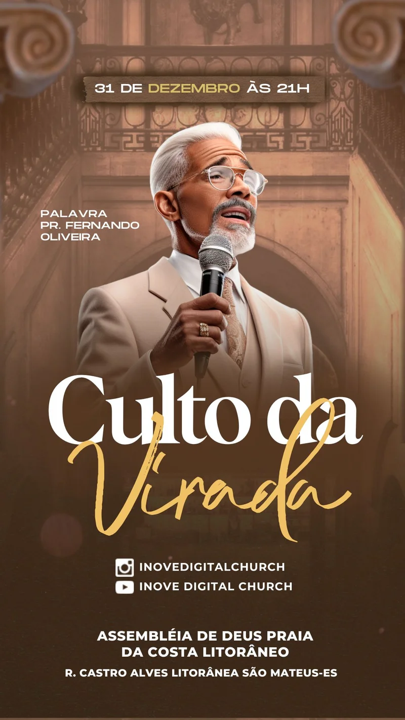 Culto da Virada: O Caminho da Fé Rumo a 2026! | Culto da Virada | Arte para Igreja Editável no Canva | Story Culto da Virada: O Caminho da Fé Rumo a 2026! | Culto da Virada | Arte para Igreja Editável no Canva | Story