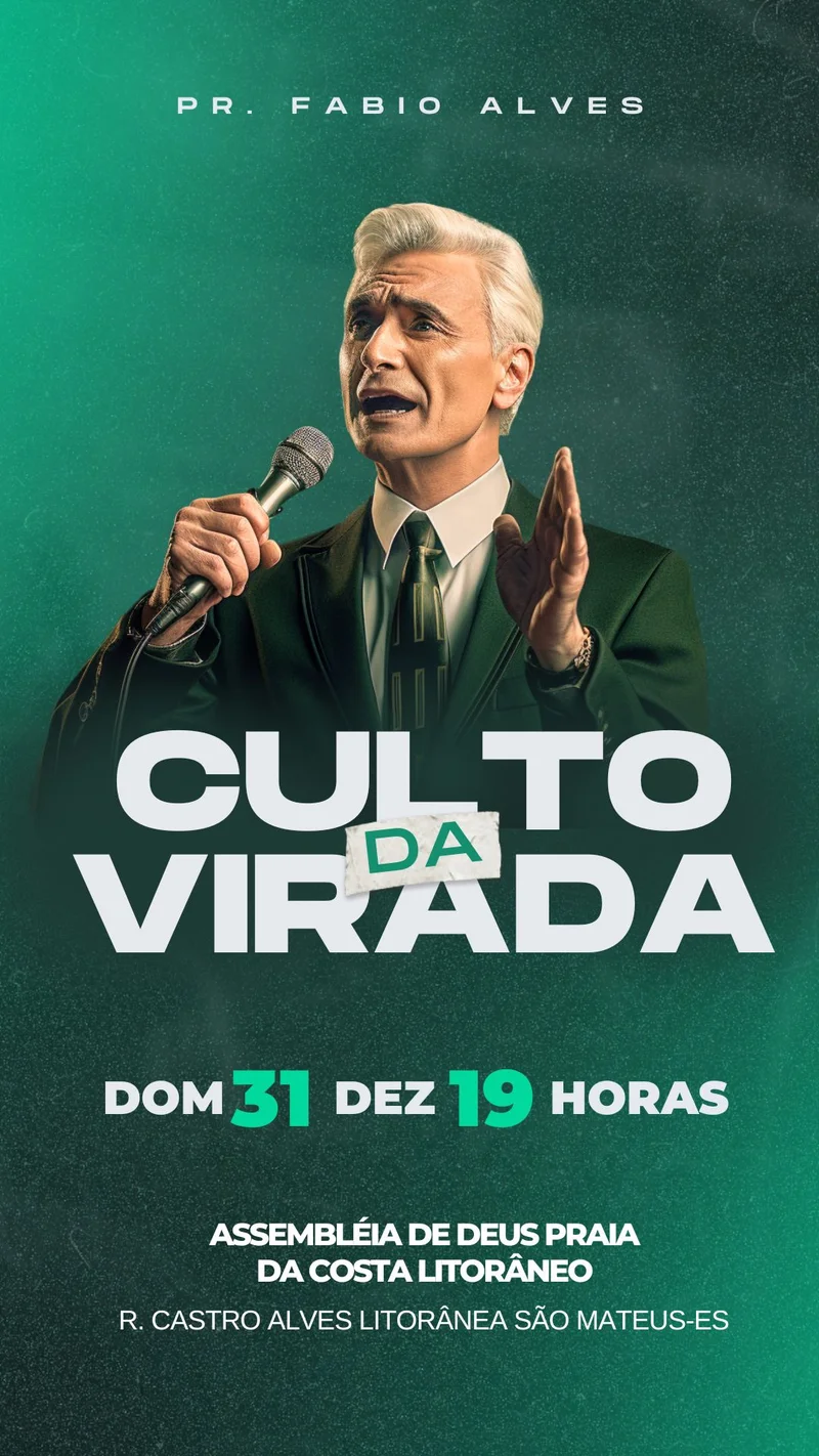 Culto da Virada: Ano Novo de Bênçãos e Conquistas! | Culto da Virada | Arte para Igreja Editável no Canva | Story Culto da Virada: Ano Novo de Bênçãos e Conquistas! | Culto da Virada | Arte para Igreja Editável no Canva | Story