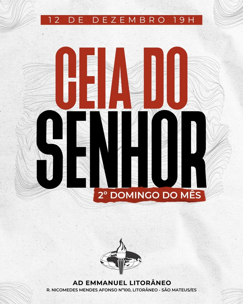 Ceia do Senhor Domingo | Culto de Ceia | Arte para Igreja Editável no Canva | Cartaz Ceia do Senhor Domingo | Culto de Ceia | Arte para Igreja Editável no Canva | Cartaz