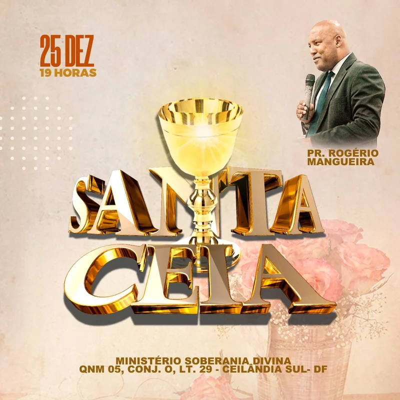 Culto Santa Ceia Ministério Soberania Divina | Culto de Ceia | Arte para Igreja Editável no Canva | Feed Culto Santa Ceia Ministério Soberania Divina | Culto de Ceia | Arte para Igreja Editável no Canva | Feed