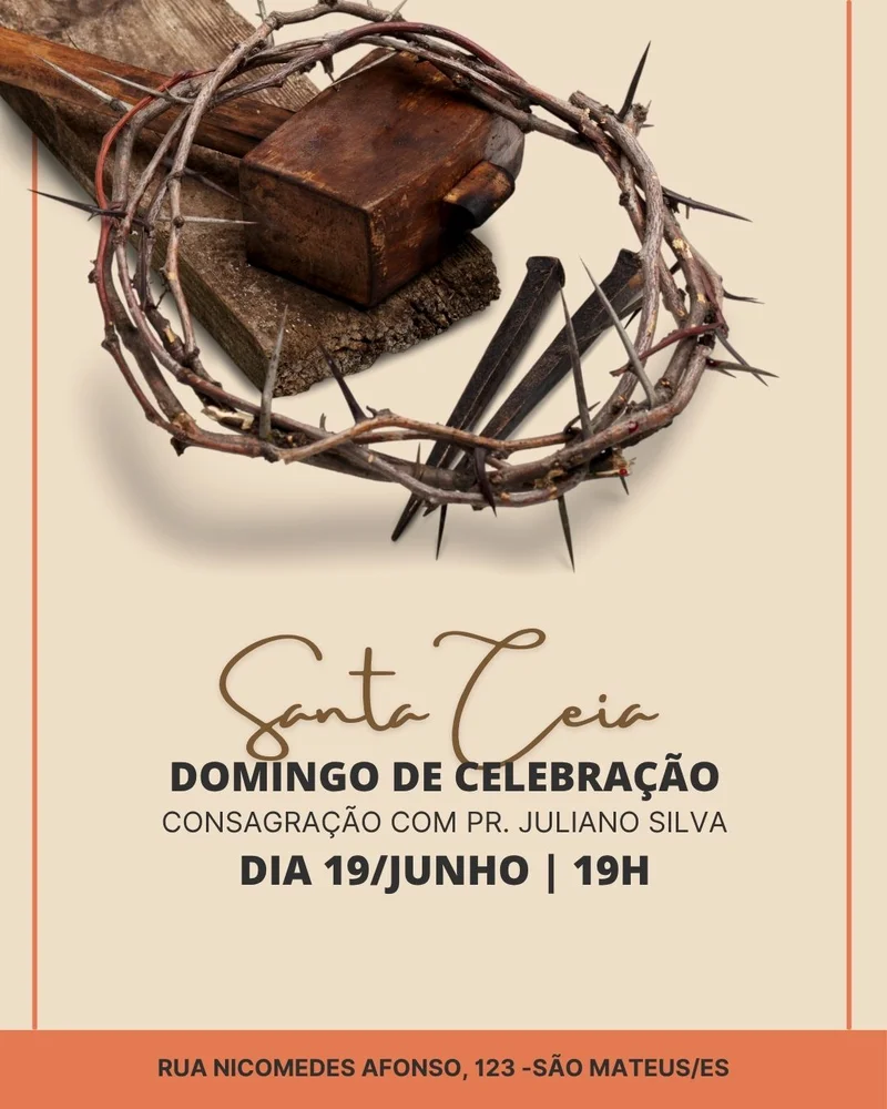 Culto Santa Ceia Domingo de Celebração | Culto de Ceia | Arte para Igreja Editável no Canva | Cartaz Culto Santa Ceia Domingo de Celebração | Culto de Ceia | Arte para Igreja Editável no Canva | Cartaz