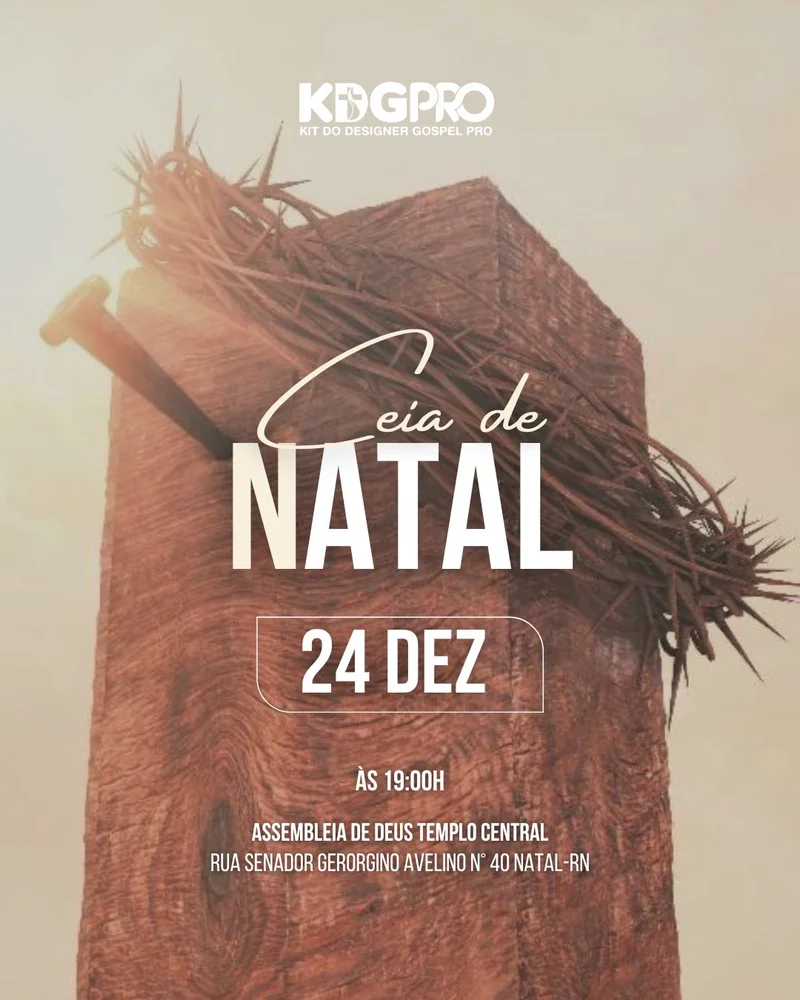 Ceia de Natal Assembleia de Deus | Culto de Ceia | Arte para Igreja Editável no Canva | Cartaz Ceia de Natal Assembleia de Deus | Culto de Ceia | Arte para Igreja Editável no Canva | Cartaz