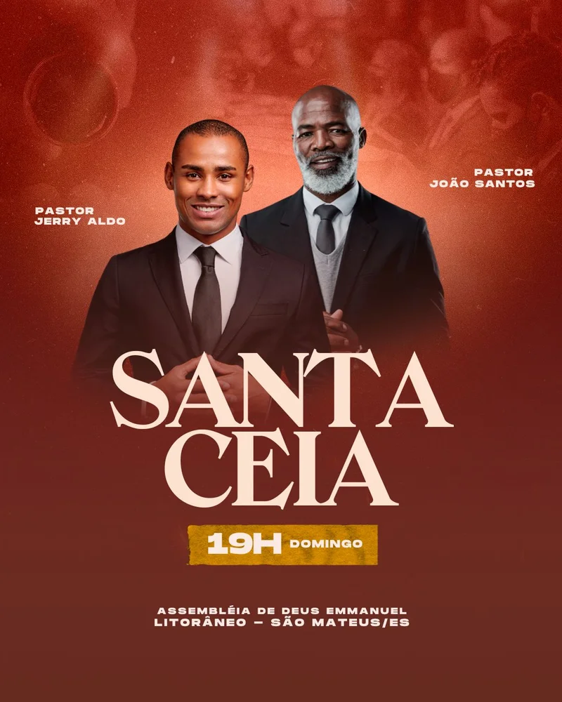 Culto Santa Ceia Assebleia de Deus | Culto de Ceia | Arte para Igreja Editável no Canva | Cartaz Culto Santa Ceia Assebleia de Deus | Culto de Ceia | Arte para Igreja Editável no Canva | Cartaz