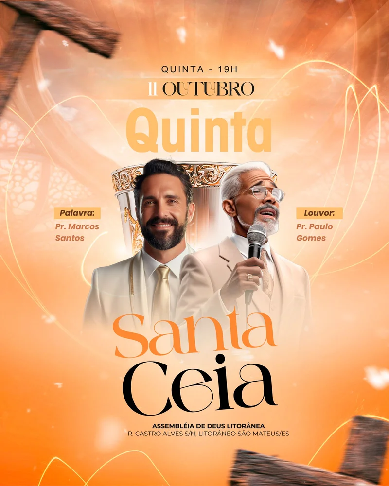 Santa Ceia do Senhor: Celebre a Redenção e Vida Eterna! | Culto de Ceia | Arte para Igreja Editável no Canva | Cartaz Santa Ceia do Senhor: Celebre a Redenção e Vida Eterna! | Culto de Ceia | Arte para Igreja Editável no Canva | Cartaz