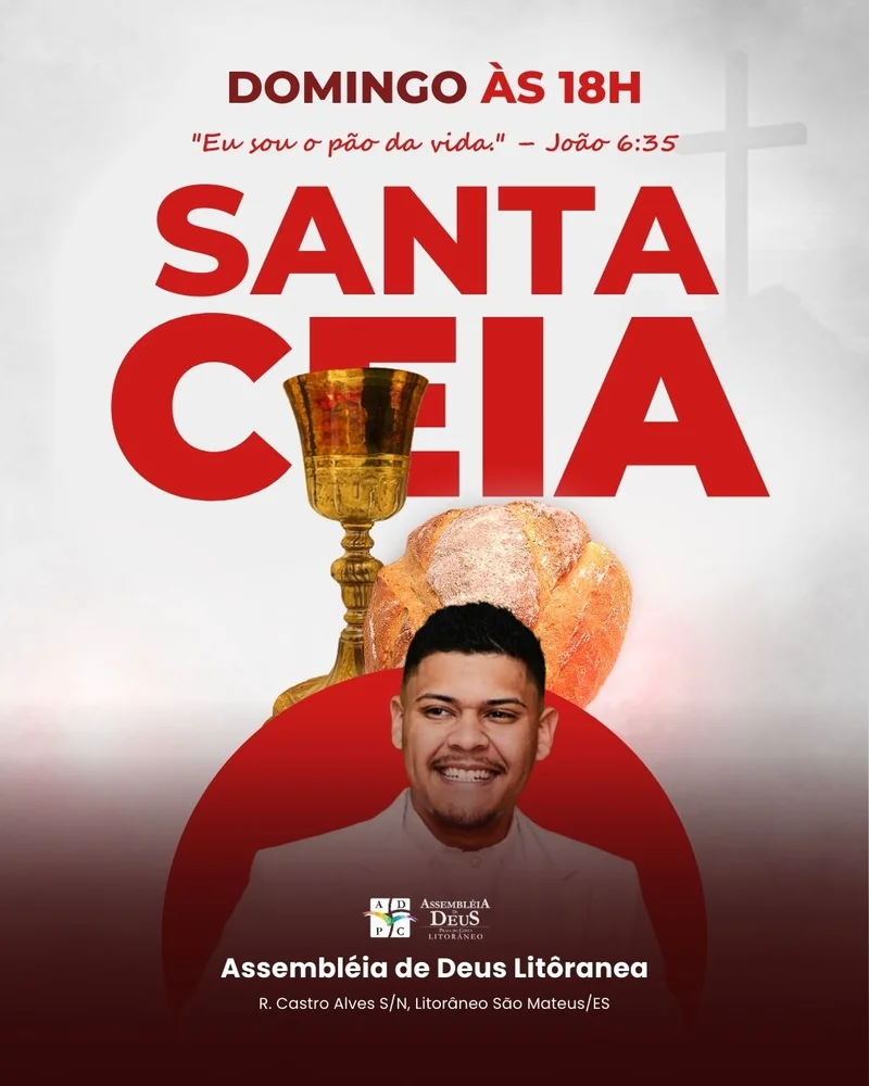 Santa Ceia: Comunhão com Cristo e Renovação da Aliança! | Culto de Ceia | Arte para Igreja Editável no Canva | Cartaz Santa Ceia: Comunhão com Cristo e Renovação da Aliança! | Culto de Ceia | Arte para Igreja Editável no Canva | Cartaz