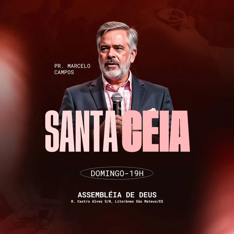 Santa Ceia e Primícias: Renovação Espiritual e Gratidão! | Culto de Ceia | Arte para Igreja Editável no Canva | Feed Santa Ceia e Primícias: Renovação Espiritual e Gratidão! | Culto de Ceia | Arte para Igreja Editável no Canva | Feed
