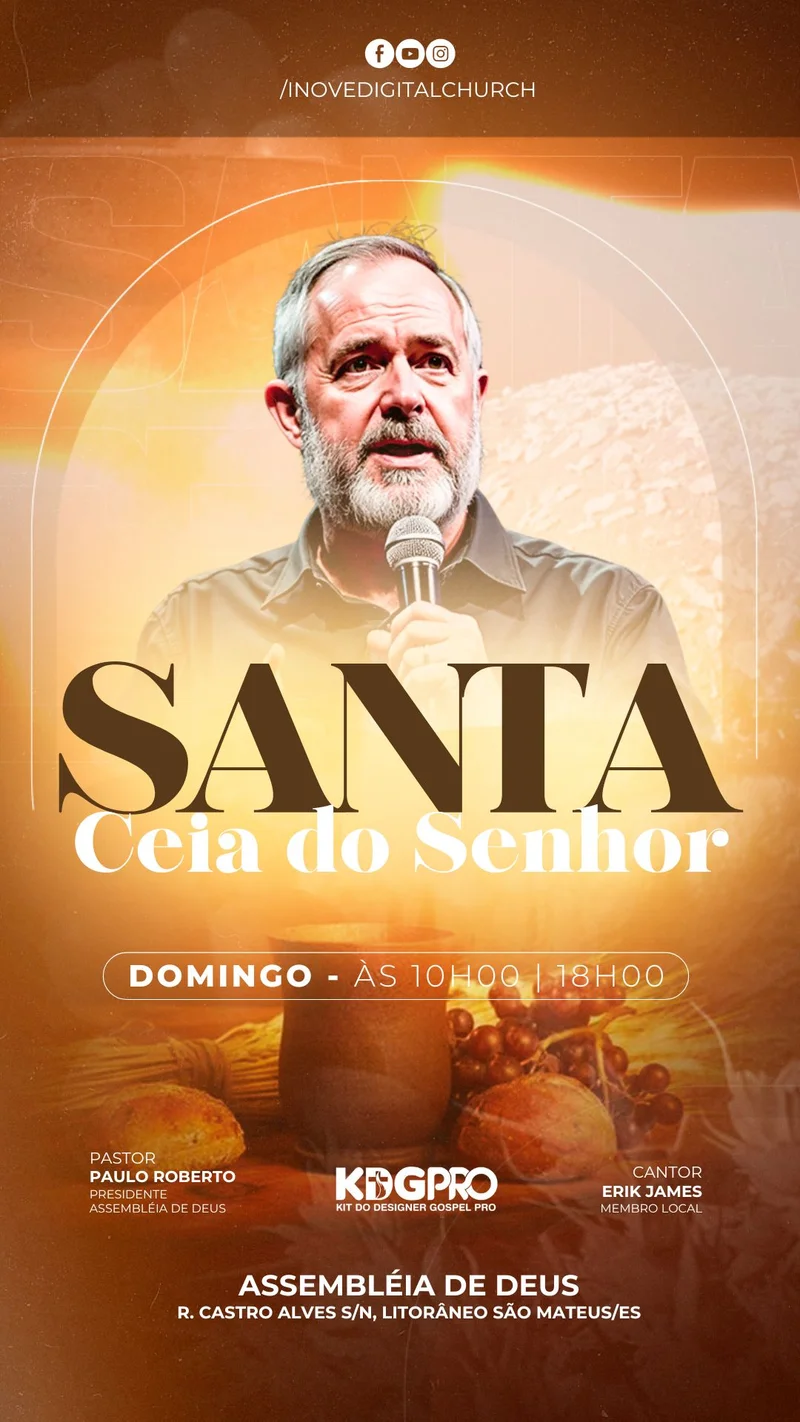 Santa Ceia do Senhor HOJE: Lembre-se do Sacrifício e Fortaleça Sua Fé! | Culto de Ceia | Arte para Igreja Editável no Canva | Story Santa Ceia do Senhor HOJE: Lembre-se do Sacrifício e Fortaleça Sua Fé! | Culto de Ceia | Arte para Igreja Editável no Canva | Story
