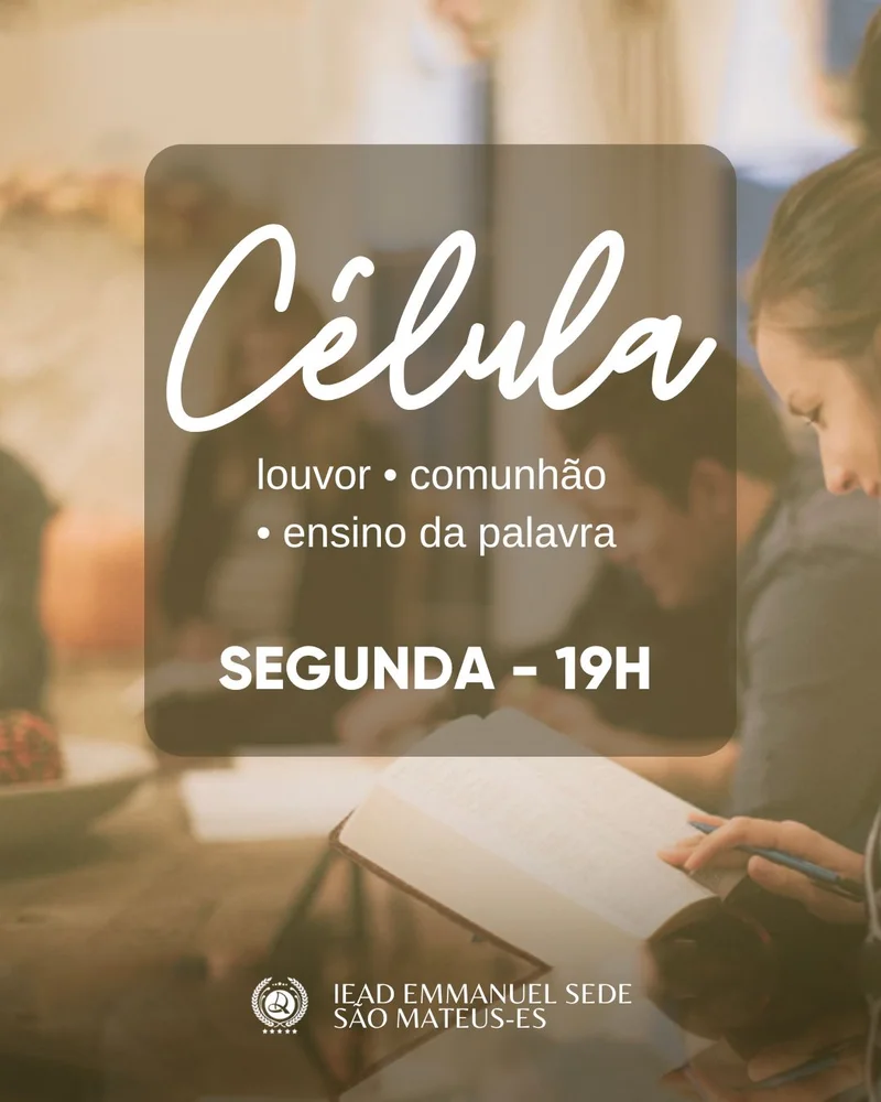 Célula – Louvor e Comunhão | Culto de Célula | Arte para Igreja Editável no Canva | Cartaz Célula – Louvor e Comunhão | Culto de Célula | Arte para Igreja Editável no Canva | Cartaz