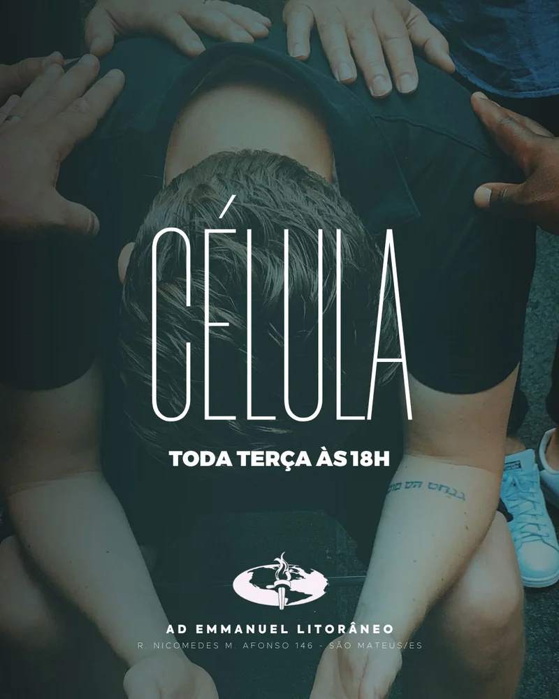 Célula toda terça-feira | Culto de Célula | Arte para Igreja Editável no Canva | Cartaz Célula toda terça-feira | Culto de Célula | Arte para Igreja Editável no Canva | Cartaz