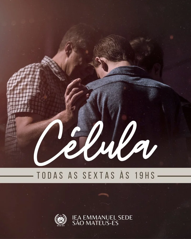 Célula Toda Sexta-Feira | Culto de Célula | Arte para Igreja Editável no Canva | Cartaz Célula Toda Sexta-Feira | Culto de Célula | Arte para Igreja Editável no Canva | Cartaz