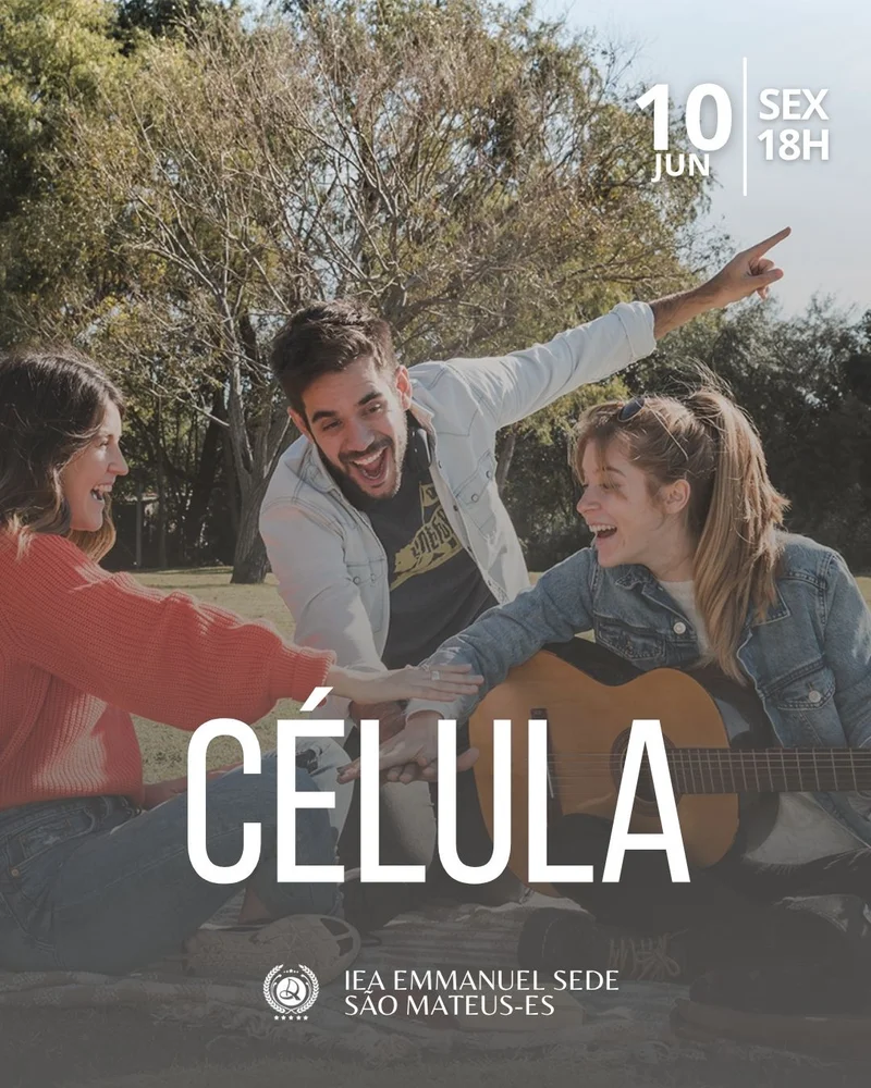 Célula Ad Emmanuel | Culto de Célula | Arte para Igreja Editável no Canva | Cartaz Célula Ad Emmanuel | Culto de Célula | Arte para Igreja Editável no Canva | Cartaz