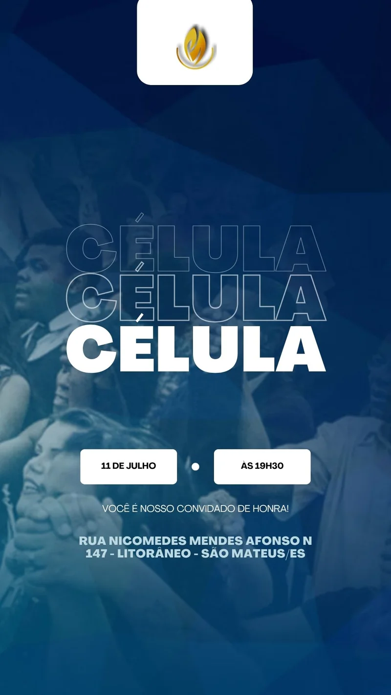 Culto de Célula Julho | Culto de Célula | Arte para Igreja Editável no Canva | Story Culto de Célula Julho | Culto de Célula | Arte para Igreja Editável no Canva | Story