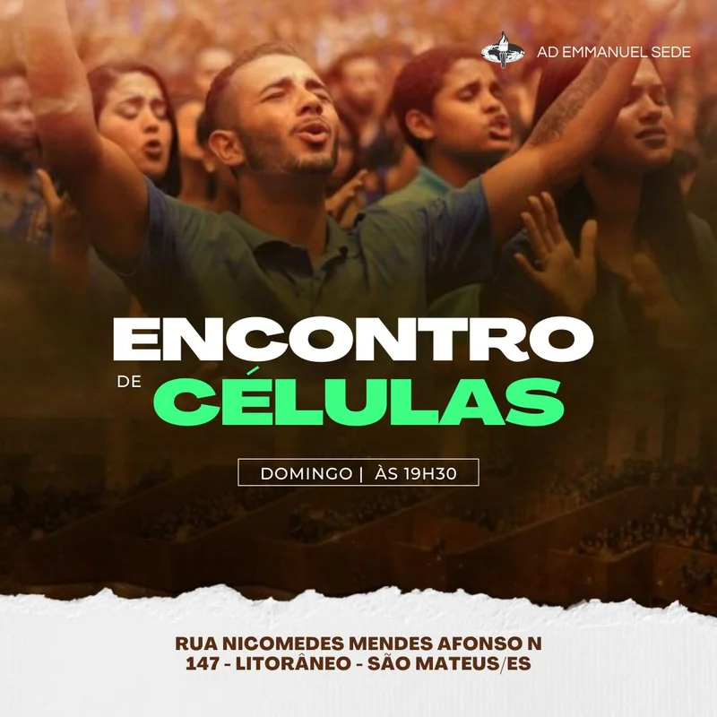 Encontro de Células | Culto de Célula | Arte para Igreja Editável no Canva | Feed Encontro de Células | Culto de Célula | Arte para Igreja Editável no Canva | Feed