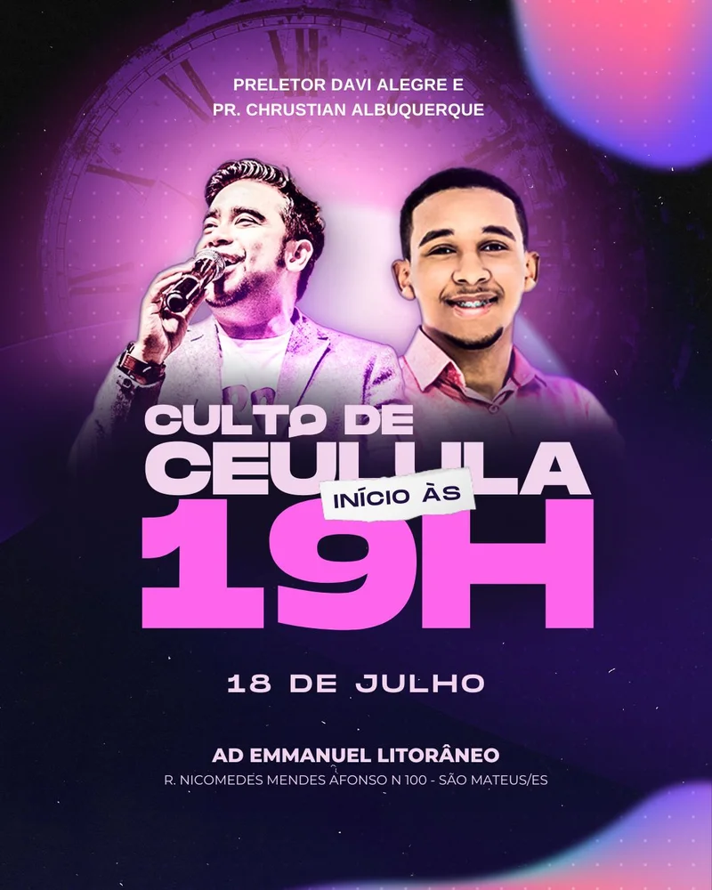 Culto de Célula: Crescimento e Comunhão às 19h! | Culto de Célula | Arte para Igreja Editável no Canva | Cartaz Culto de Célula: Crescimento e Comunhão às 19h! | Culto de Célula | Arte para Igreja Editável no Canva | Cartaz