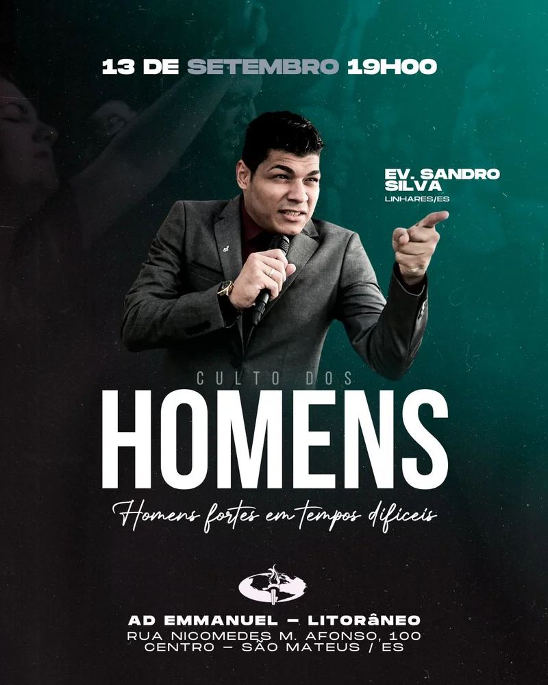 Homens Fortes em Tempos Difíceis | Culto de Homens | Arte para Igreja Editável no Canva | Cartaz Homens Fortes em Tempos Difíceis | Culto de Homens | Arte para Igreja Editável no Canva | Cartaz
