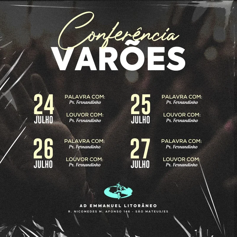 Conferência de Varões | Culto de Homens | Arte para Igreja Editável no Canva | Feed Conferência de Varões | Culto de Homens | Arte para Igreja Editável no Canva | Feed