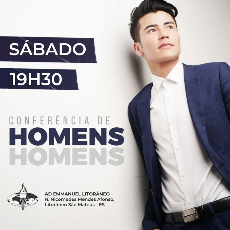 lyer Gospel – Conferência de Homens | Culto de Homens | Arte para Igreja Editável no Canva | Feed lyer Gospel – Conferência de Homens | Culto de Homens | Arte para Igreja Editável no Canva | Feed