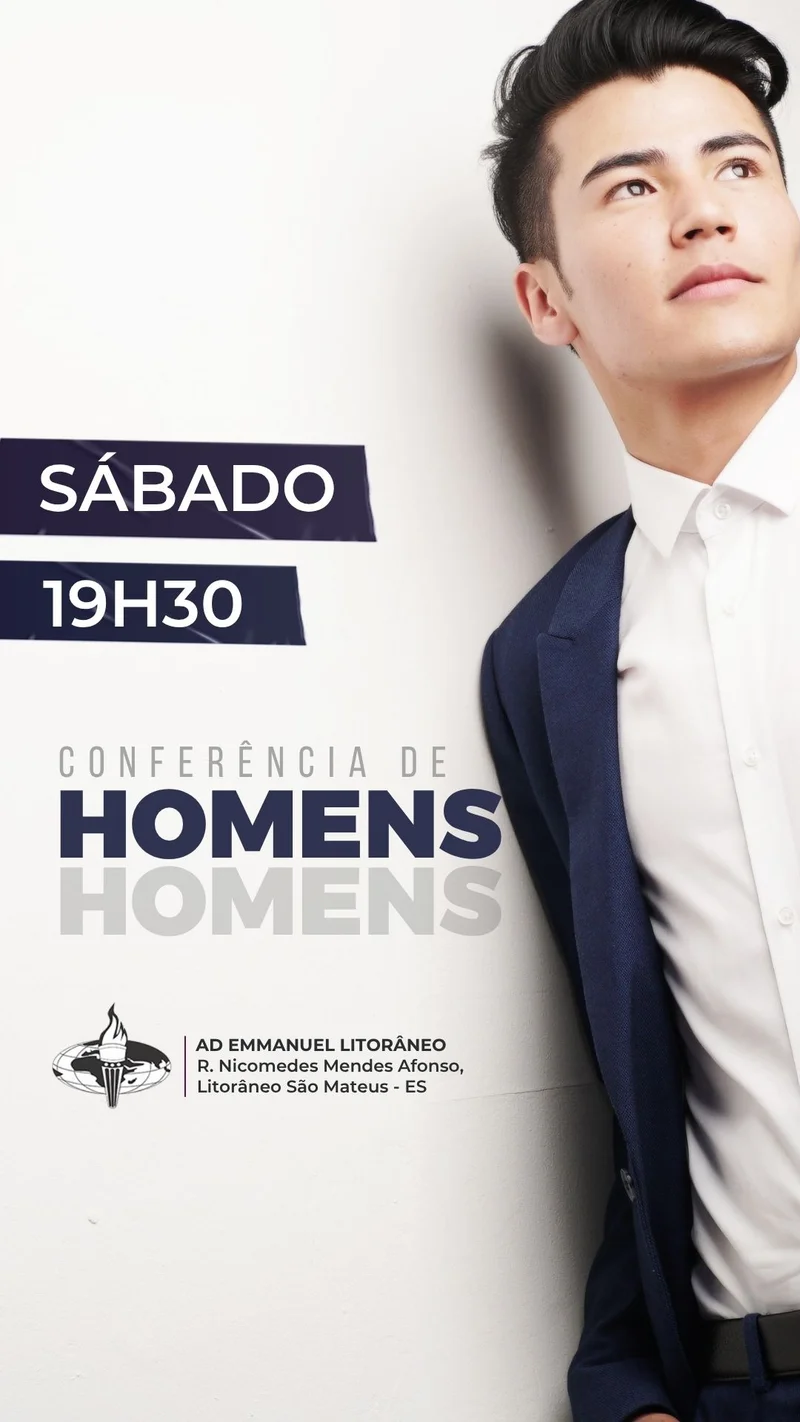 lyer Gospel – Conferência de Homens | Culto de Homens | Arte para Igreja Editável no Canva | Story lyer Gospel – Conferência de Homens | Culto de Homens | Arte para Igreja Editável no Canva | Story