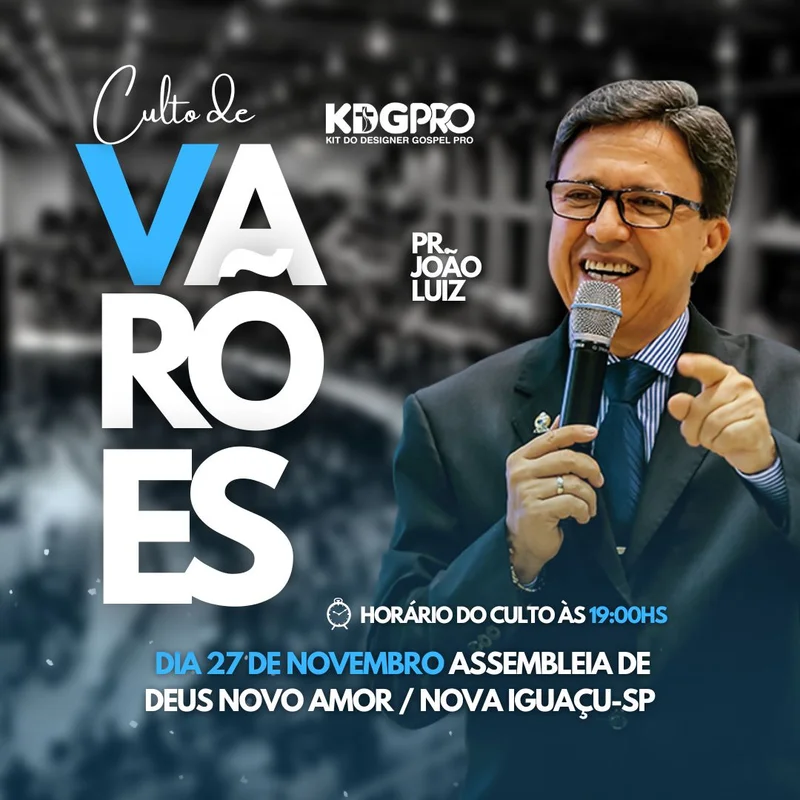 Culto de Varões | Culto de Homens | Arte para Igreja Editável no Canva | Feed Culto de Varões | Culto de Homens | Arte para Igreja Editável no Canva | Feed
