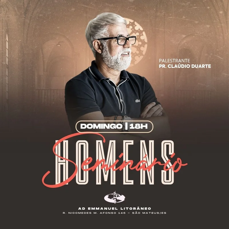 Homens de Seminário: Liderança, Estudo e Fé em Ação! | Culto de Homens | Arte para Igreja Editável no Canva | Feed Homens de Seminário: Liderança, Estudo e Fé em Ação! | Culto de Homens | Arte para Igreja Editável no Canva | Feed