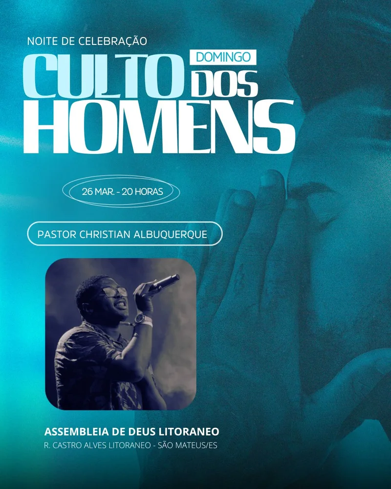 Culto dos Homens: Força, Fé e Propósito em Cristo! | Culto de Homens | Arte para Igreja Editável no Canva | Cartaz Culto dos Homens: Força, Fé e Propósito em Cristo! | Culto de Homens | Arte para Igreja Editável no Canva | Cartaz