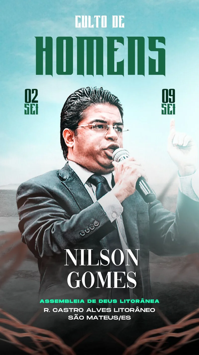 Culto dos Homens: Edificando Vidas e Liderança! | Culto de Homens | Arte para Igreja Editável no Canva | Story Culto dos Homens: Edificando Vidas e Liderança! | Culto de Homens | Arte para Igreja Editável no Canva | Story