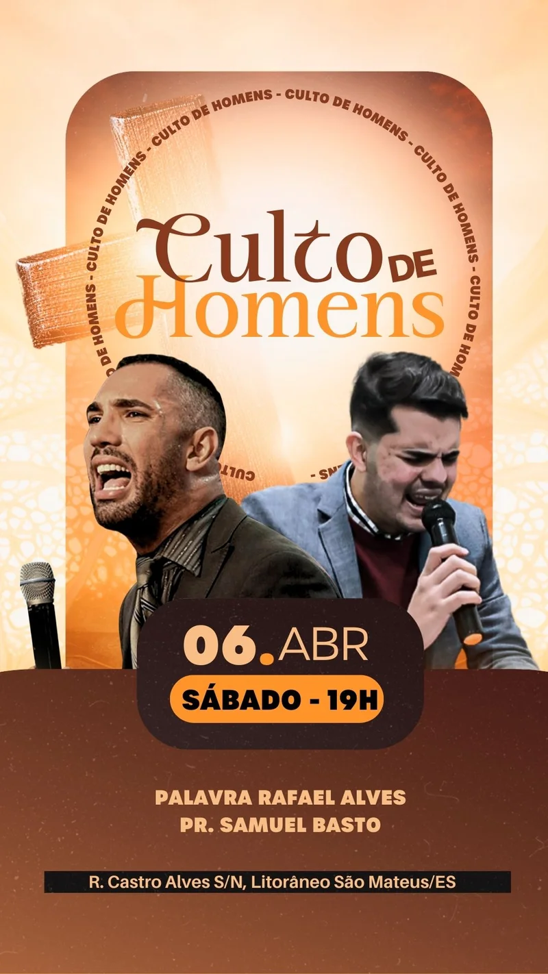 Culto de Homens: Edificando Vidas e Liderança! | Culto de Homens | Arte para Igreja Editável no Canva | Story Culto de Homens: Edificando Vidas e Liderança! | Culto de Homens | Arte para Igreja Editável no Canva | Story