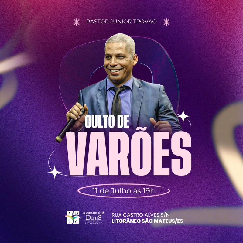 Mídias para Igreja – Culto de Varões | Culto de Homens | Arte para Igreja Editável no Canva | Feed Mídias para Igreja – Culto de Varões | Culto de Homens | Arte para Igreja Editável no Canva | Feed