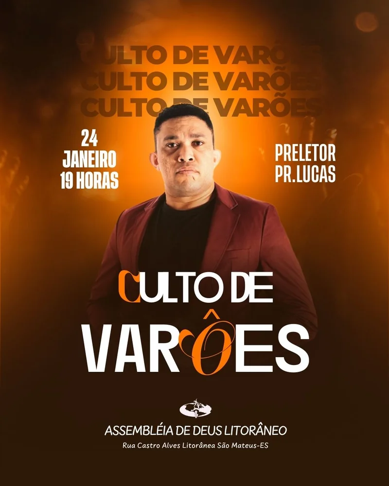 Edificação Masculina | Culto de Homens | Arte para Igreja Editável no Canva | Cartaz Edificação Masculina | Culto de Homens | Arte para Igreja Editável no Canva | Cartaz