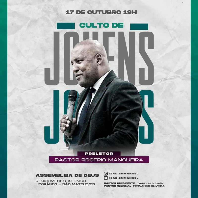 Culto de Jovens – Assembleia de Deus | Culto de Jovens | Arte para Igreja Editável no Canva | Feed Culto de Jovens – Assembleia de Deus | Culto de Jovens | Arte para Igreja Editável no Canva | Feed