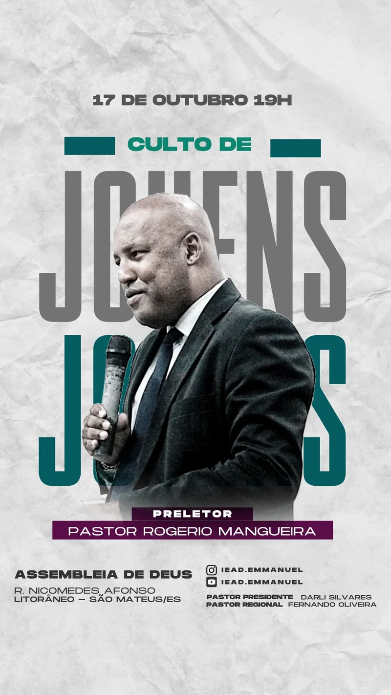 Culto de Jovens – Assembleia de Deus | Culto de Jovens | Arte para Igreja Editável no Canva | Story Culto de Jovens – Assembleia de Deus | Culto de Jovens | Arte para Igreja Editável no Canva | Story