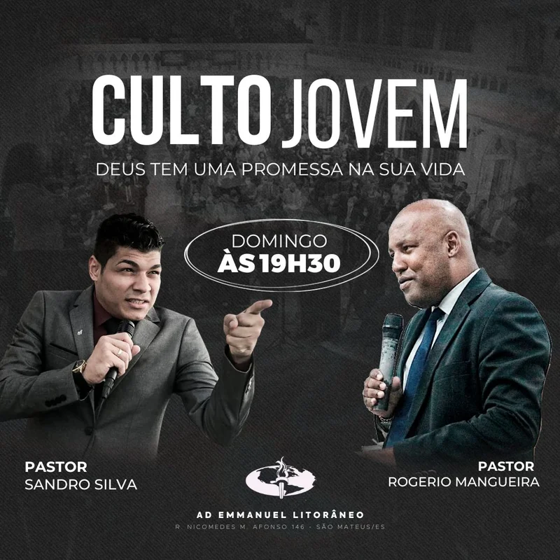 Deus Tem uma Promessa na Sua Vida | Culto de Jovens | Arte para Igreja Editável no Canva | Feed Deus Tem uma Promessa na Sua Vida | Culto de Jovens | Arte para Igreja Editável no Canva | Feed